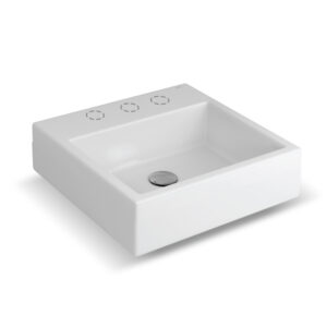 BACHA CUADRADA BLANCO - DECA APOYO.