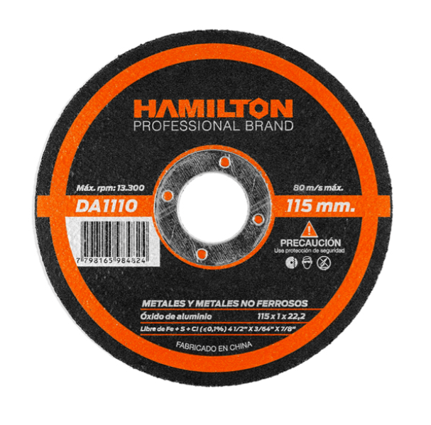 DISCOS ABRASIVOS DE CORTE - HAMILTON